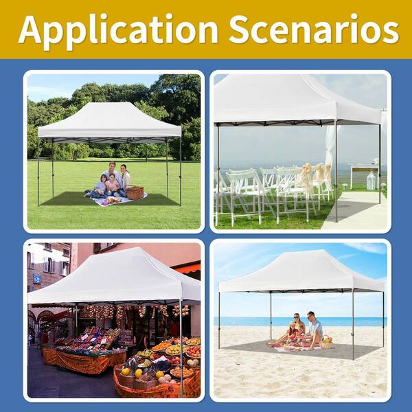 【popo】 Amazon.com : ZENY 8x8 Ft Pop Up Canopy Tent Slant Leg, Easy