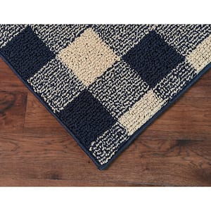 Country Living Navy/Ivory 5 ft. x 7 ft. Indoor/Outdoor Area Rug
