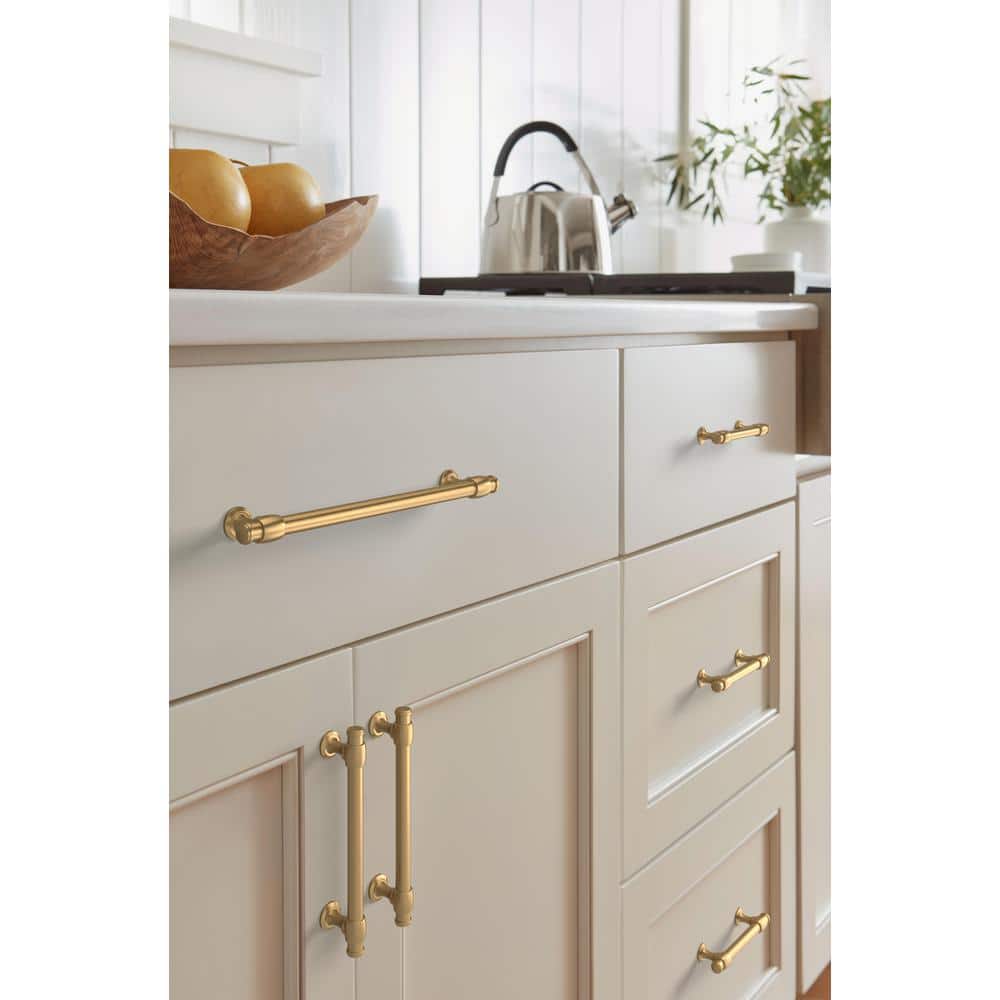 Champagne Bronze Traditional Cabinet Bar Pull with Mounting Hardware
