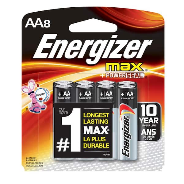 Energizer MAX Alkaline AA Battery (8-Pack)