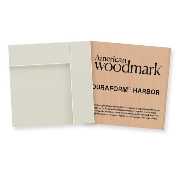 American Woodmark 3-3/4-in. W x 3-3/4-in. D Finish Chip Cabinet Color Sample in Duraform Harbor