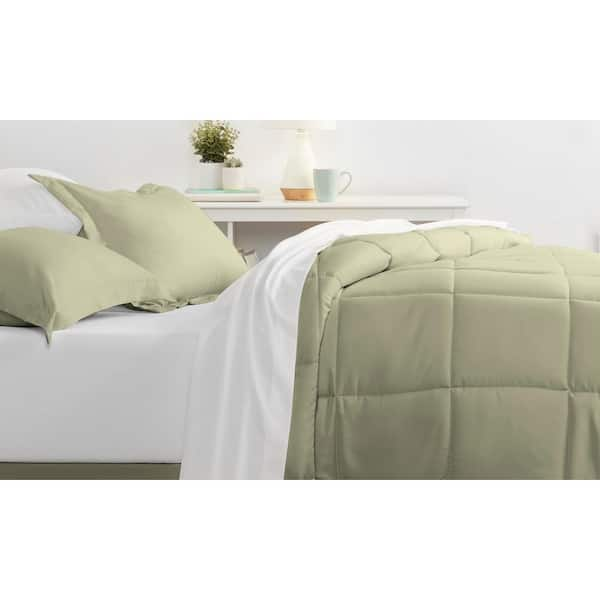 7PC Comforter Set Queen Bed in Solid Color - China Queen Comforter Set and  Sage Green Comforter price