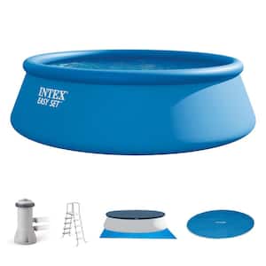 Easy Set 15 ft. Round 48 in. Deep Inflatable Pool Set