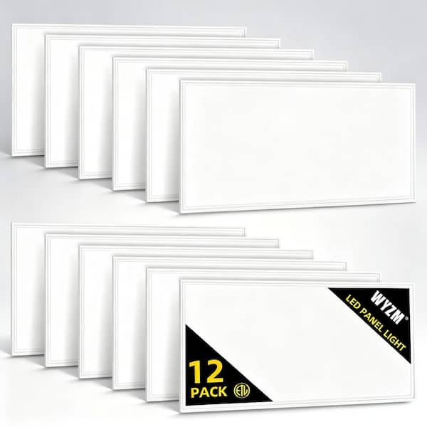 WYZM 2 ft. x 4 ft. 175-Watt Equivalent Integrated LED White