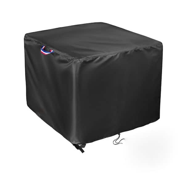 42 in. x 42 in. Black Square Patio Table Cover