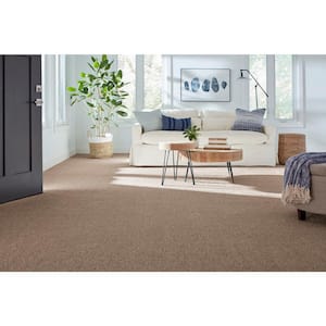 Northern Hills II Farm Town Beige 54 oz. Triexta Texture Installed Carpet