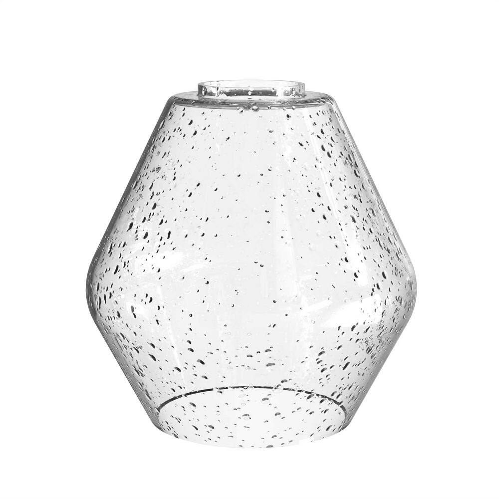 6 in. Height 3-Pack Clear Cone Glass 1 in. Fitter Width Vanity Pendant Flush Mount Light Shade price history on PriceWatchPro