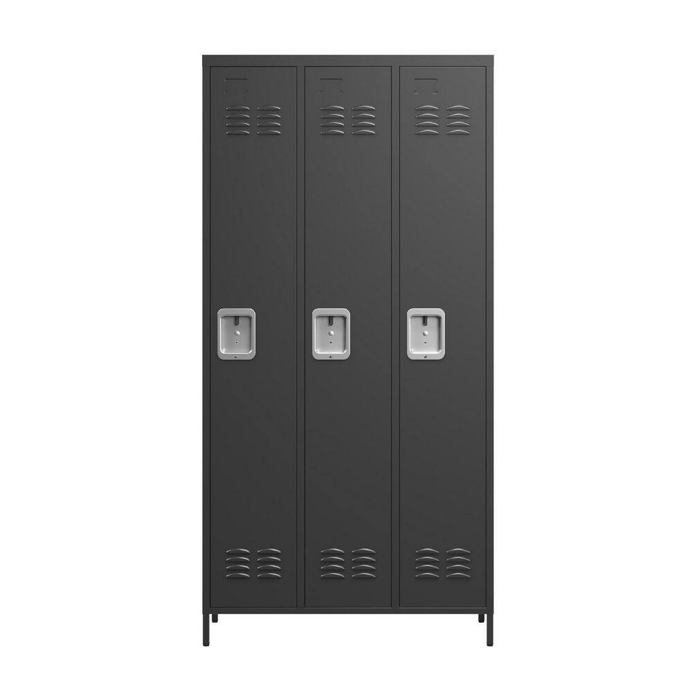 35.43 in. W x 71.97 in. H x 15.75 in. D 3 Door Metal Lockers With Lock, Side Tool Cabinet, Freestanding Storage Cabinet price history on PriceWatchPro