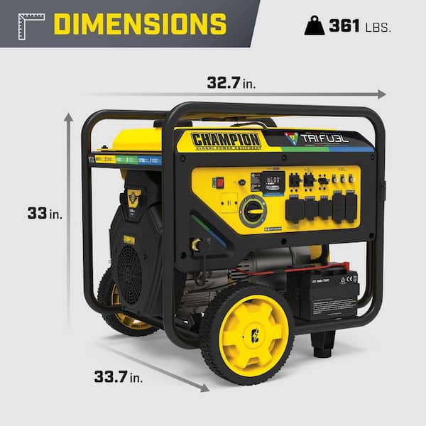57□GENERATOR MODEL Lサイズ　 RI0524-2 Champion Power Equipment 16,875/13,500-Watt Electric Start
