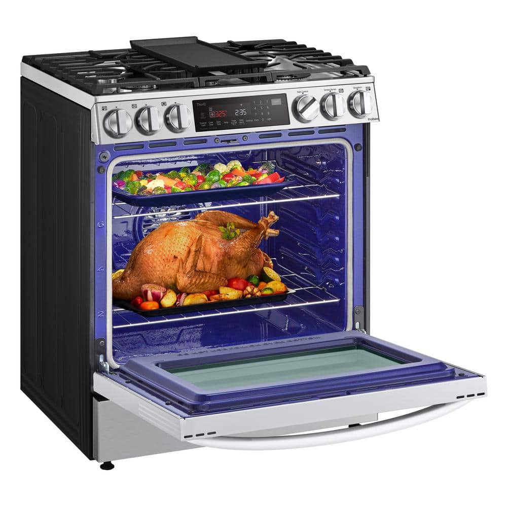 6.3 cu. ft. Stainless Steel Smart Dual Fuel Convection Range with Warming Drawer