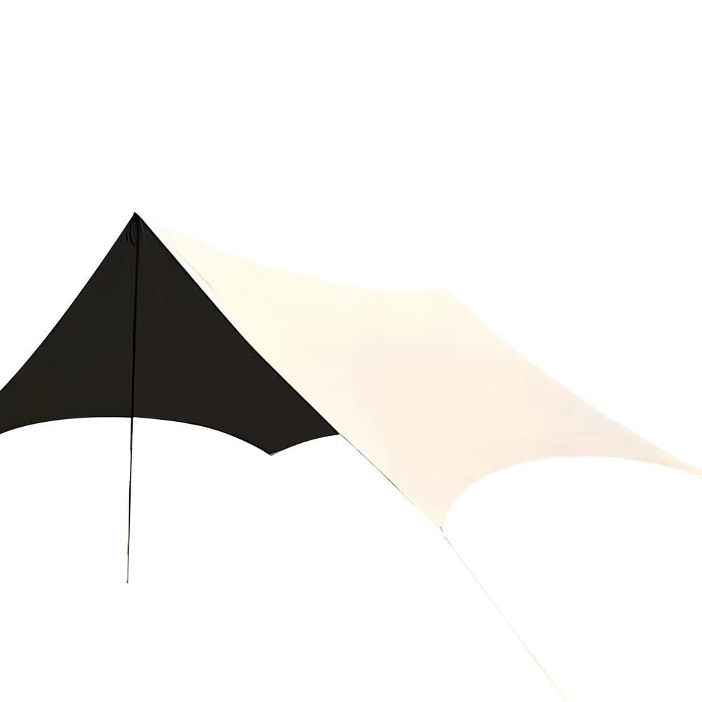 7 ft. x 7 ft. Khaki Portable Windproof Pop-Up Canopy