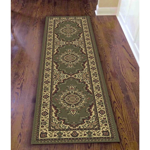 Castello Olive Green Rug