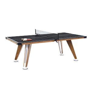 Modern Midcentury Table Tennis Table with Easy Clamp Style Net