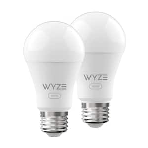 60-Watt Equivalent A19 Tunable White Dimmable Wi-Fi LED Smart Light Bulb (2-Pack)