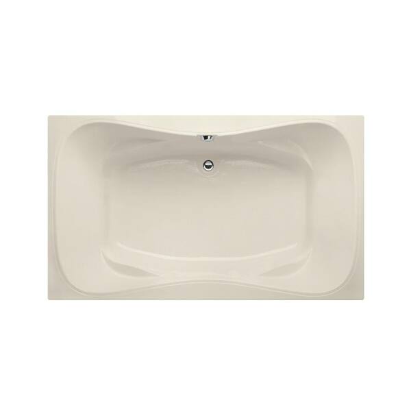 Hydro Systems Providence 60 in. Acrylic Rectangular Drop-In Bathtub in Biscuit