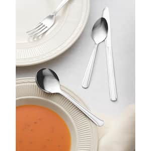Dominion III 18/0 Stainless Steel Oval Bowl Soup/Dessert Spoons (Set of 36)