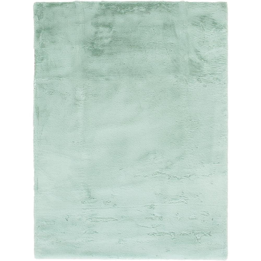 Home Decorators Collection Piper Seafoam 7 ft. x 9 ft. Solid Polyester