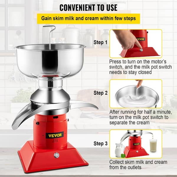 Convenient electric hot milk dispenser with Varying Capacities 