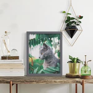 Modern 11 in. x 14 in. Grey Picture Frame (Set of 4)