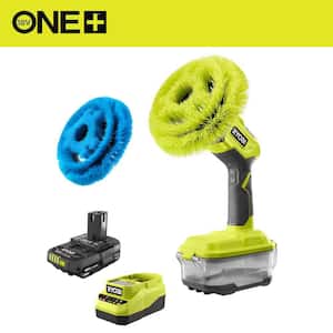 RYOBI ONE+ 18V Cordless VORTEX Power Scrubber Kit with 2.0 Ah