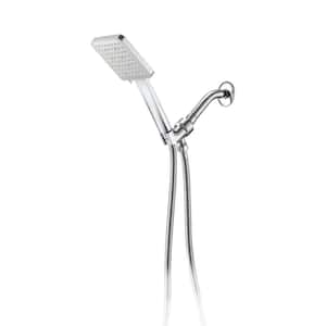 6 Sprays High Pressure Fixed and Handheld Shower Head Multi-Function 1.8 GPM in Chrome