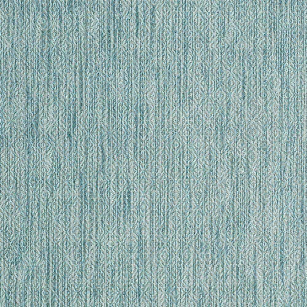Aqua Delano Easy-Care 6'7" x 9'6" Synthetic Indoor/Outdoor Rug