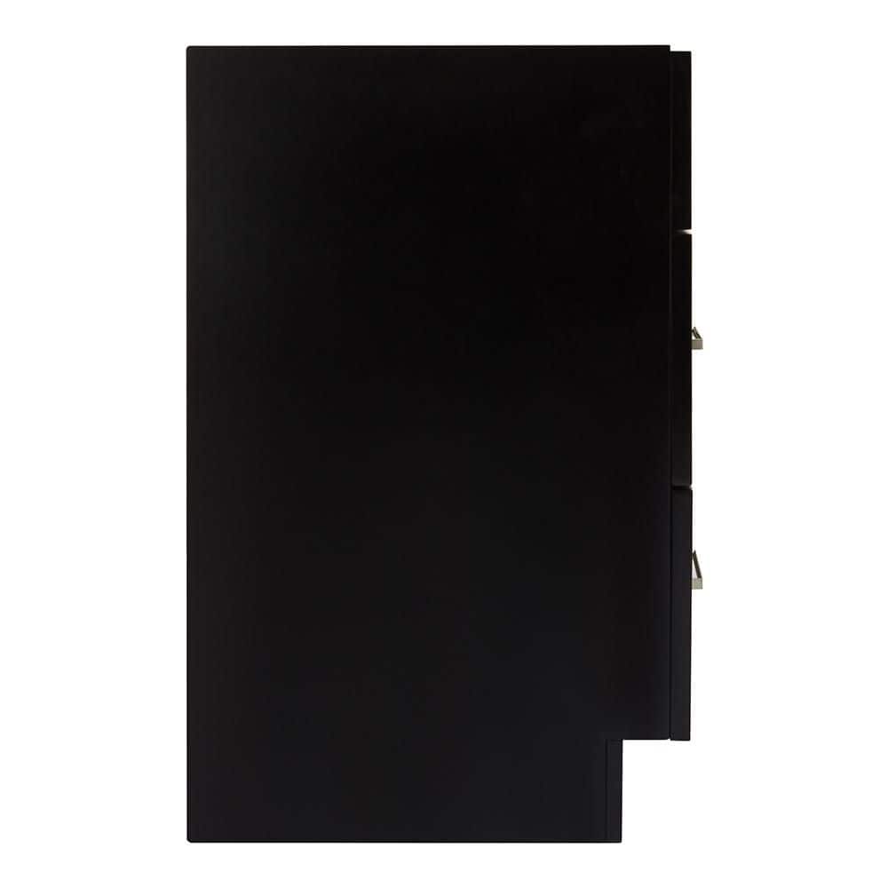 Hamlet 60" Black Solid Wood Freestanding Bathroom Vanity Cabinet