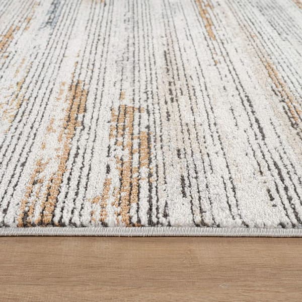 4 ft. x 6 ft. Multi for Living Room, Multi-Tonal Entryway, or Playroom-Easy to Clean and Family Friendly Area Rug