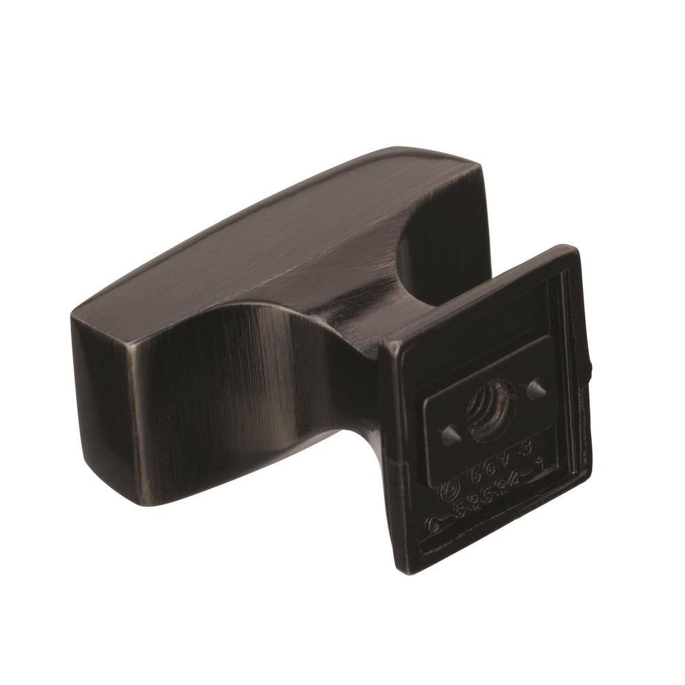 Gunmetal T-Handle Cabinet Knob with Mounting Hardware