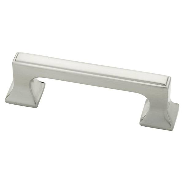 Liberty Southampton 3 In 76 Mm Center To Center Satin Nickel Square Drawer Pull P20383c Sn C The Home Depot