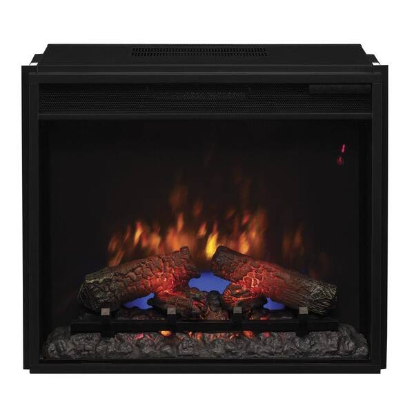 Unbranded 23 in. Electric Fireplace Insert with Flush-Mount Trim Kit