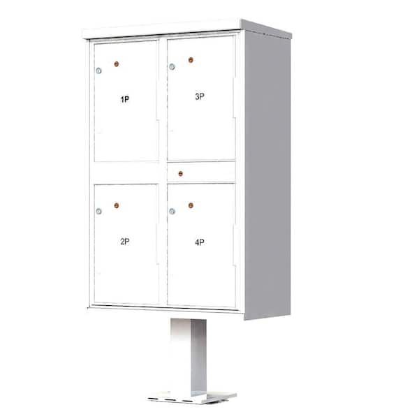 Florence 1590 4-Compartment Valiant Outdoor Parcel Locker