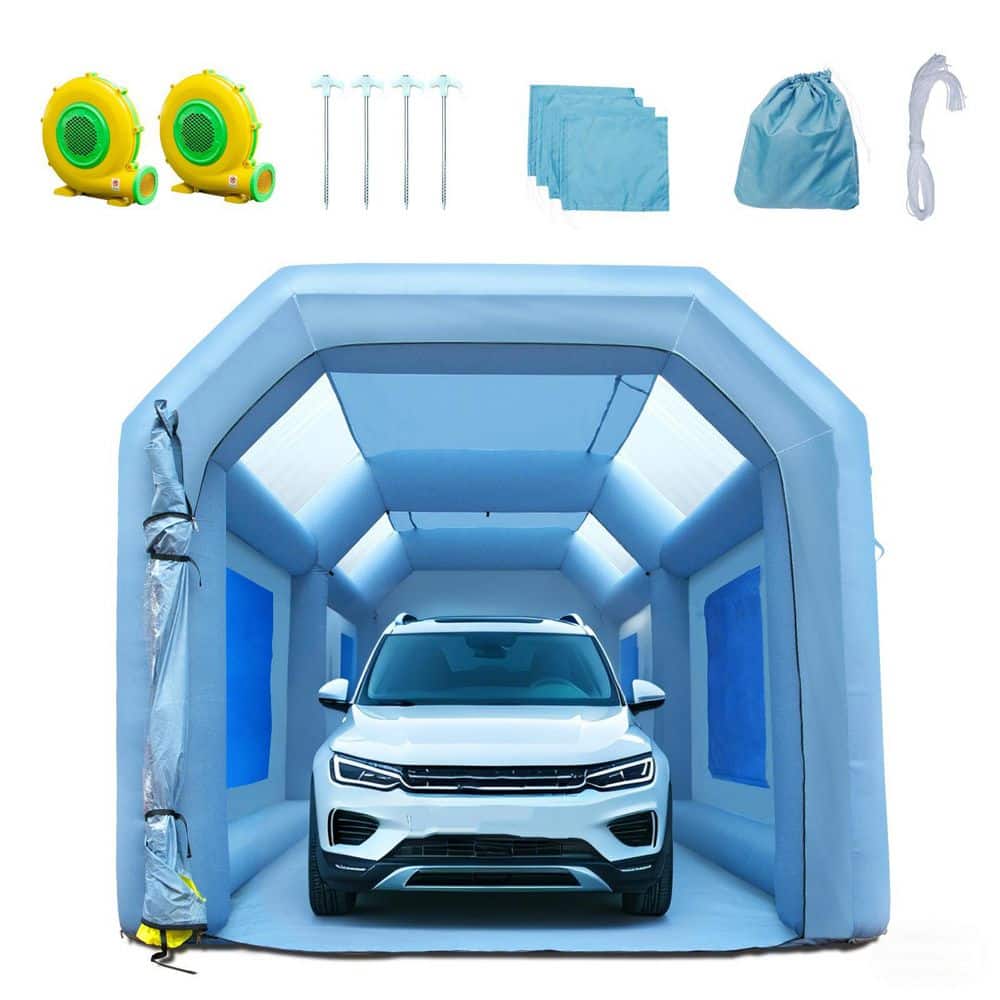 20x10x8ft. Inflatable Paint Booth, Inflatable Spray Booth, High Powerful 480W+750W Blowers Spray Booth Tent, Car Paint price history on PriceWatchPro