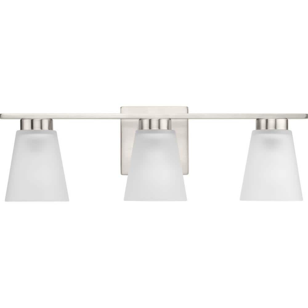 Tanner 22'' Brushed Nickel 3-Light Vanity Fixture
