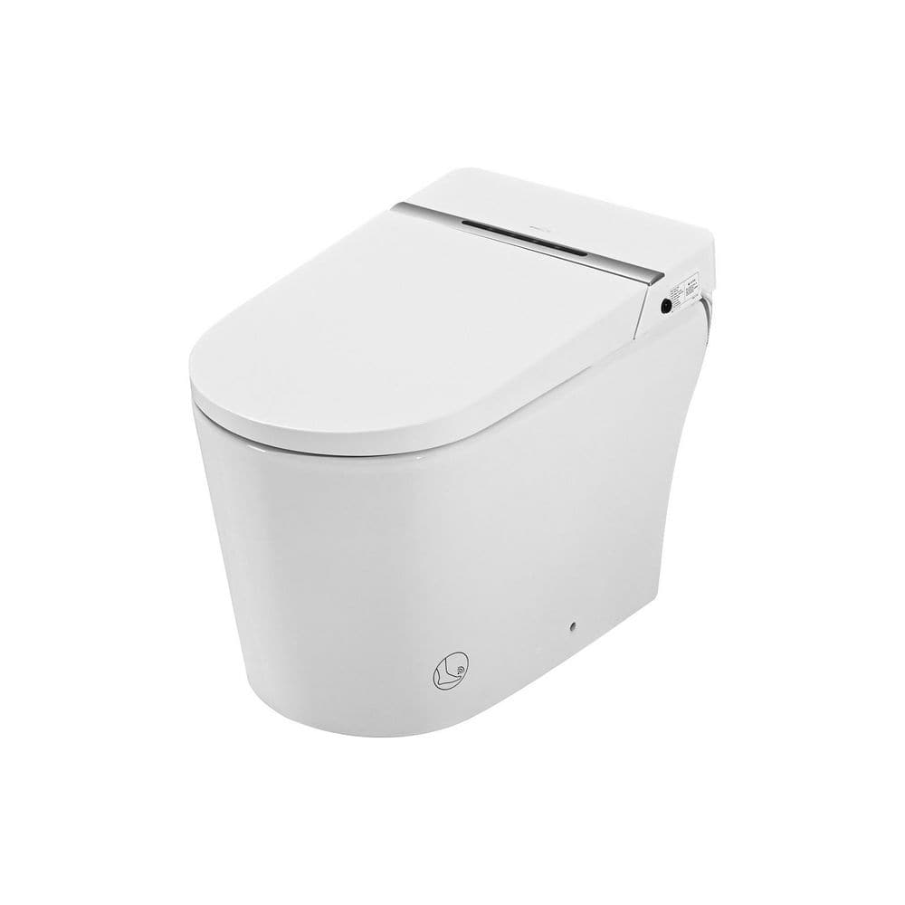 Elongated Bidet Toilet 1.28 GPF in White with Heated Seat, Auto Flush, Foot Sensor, Night Light, Remote Control price history on PriceWatchPro