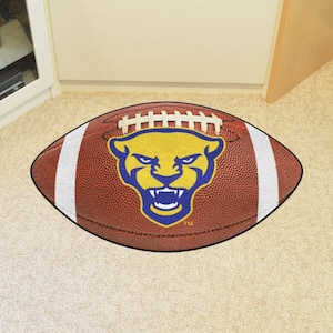Pitt Panthers Brown Football 2 ft. x 3 ft. Area Rug