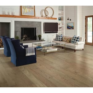 Pavillion Drift Red Oak 3/8 in.T X 6.3 in. W  Wire Brushed Engineered Hardwood Flooring (30.48 sq.ft./case)