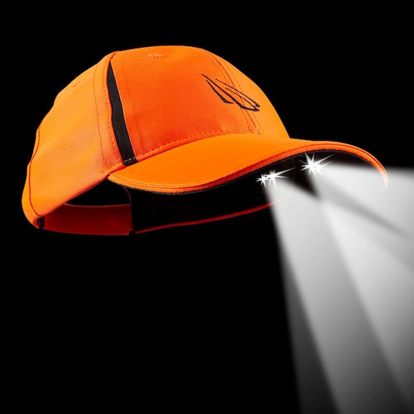 Cap Light With Ultra Bright Led 50 Hours Of Battery Hunting New Lot Of 2 Hats 