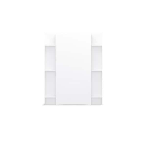 STERLING Accord 1-1/4 in. x 60 in. x 77 in. 1-Piece Direct-to-Stud Shower Back Wall in White