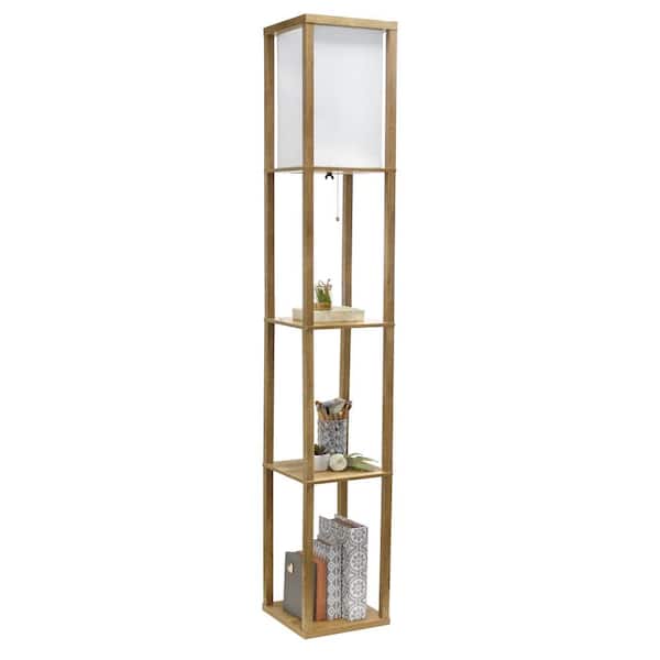 Floor lamp organizer storage shelf online