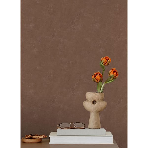 Daphne Limewash Mocha Peel and Stick Wallpaper