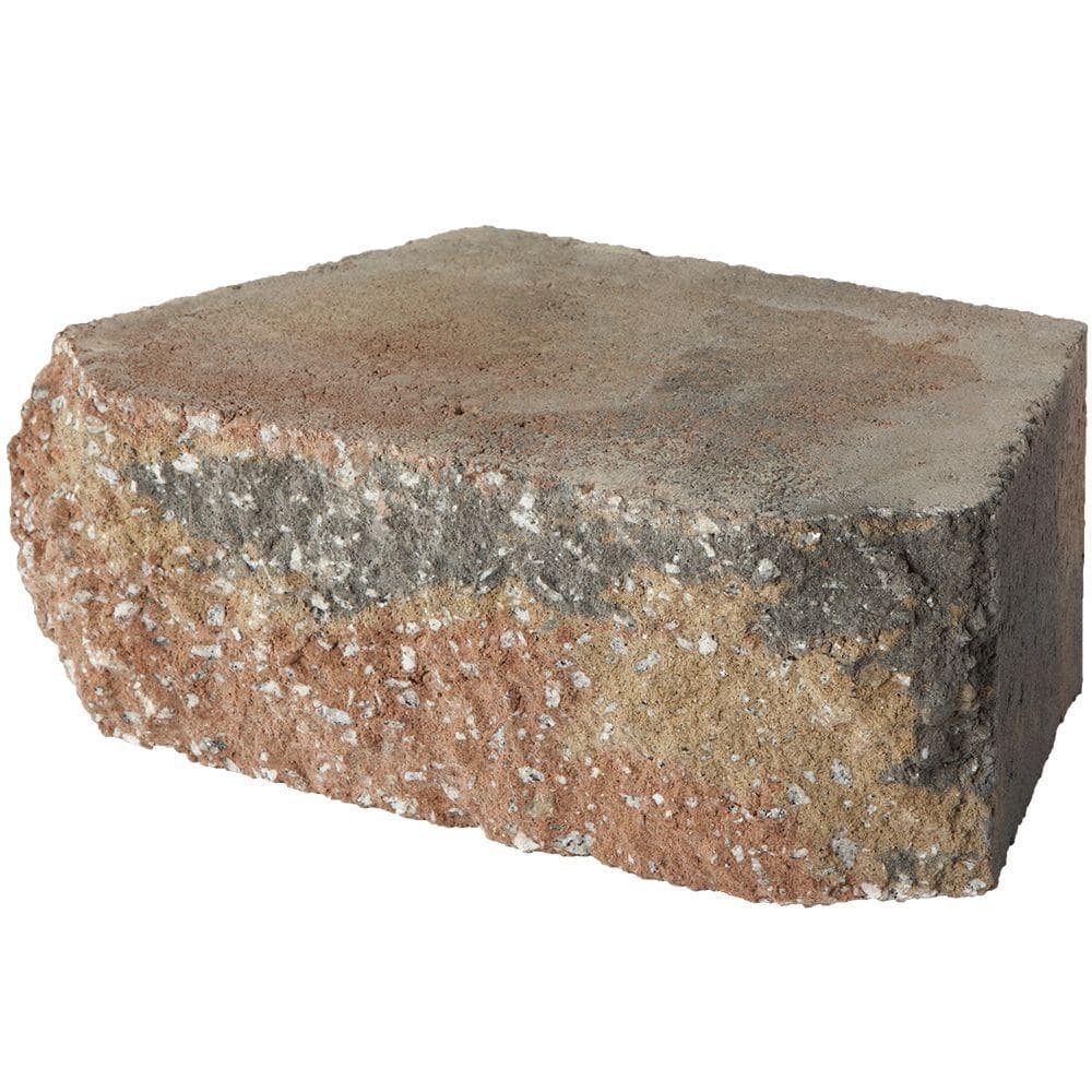 Pavestone 11.5 in. x 7 in. x 4 in. Palomino Concrete Wall Block 81181 ...