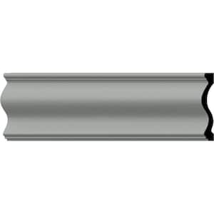 SAMPLE - 1-1/4 in. x 12 in. x 6-3/4 in. Polyurethane Stockport Chair Rail Moulding