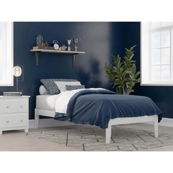 AFI Colorado Twin Extra Long Bed with USB Turbo Charger in White