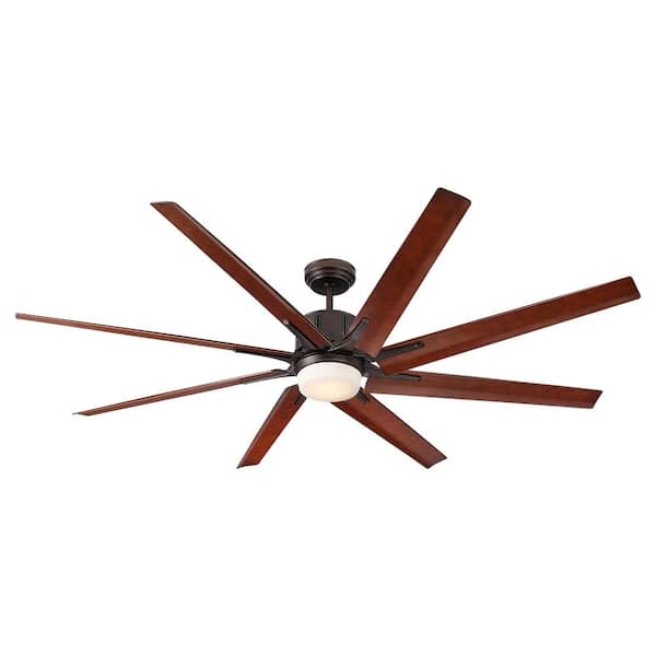 matrix decor 72 in. Integrated LED Indoor Oil Rubbed Bronze Ceiling Fan ...