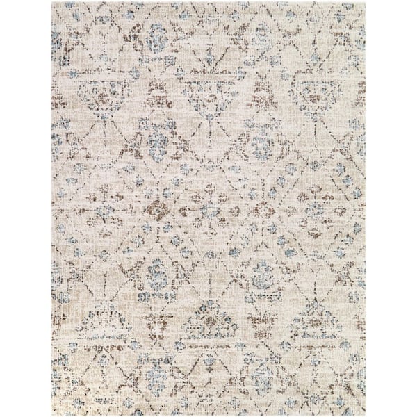 Alvi Cream 5 ft. 3 in. x 7 ft. Oriental Area Rug