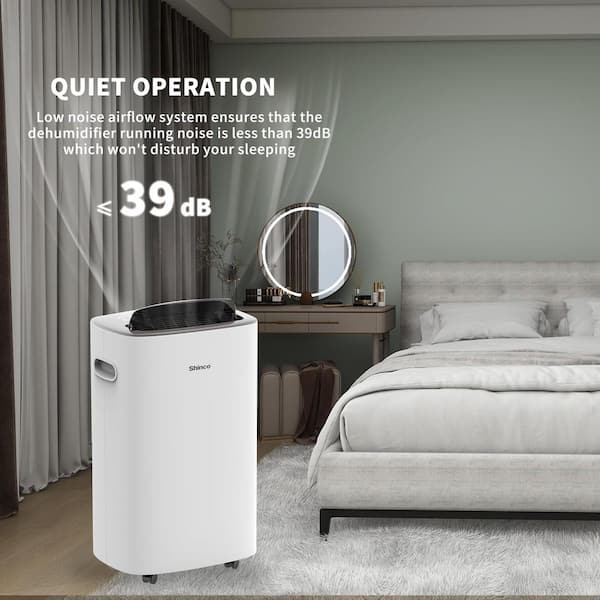 Edendirect 86 pt. 4,500 sq.ft. Portable Dehumdifier in White Edendirect 86 pt. 4,500 sq.ft. Portable Dehumdifier in White