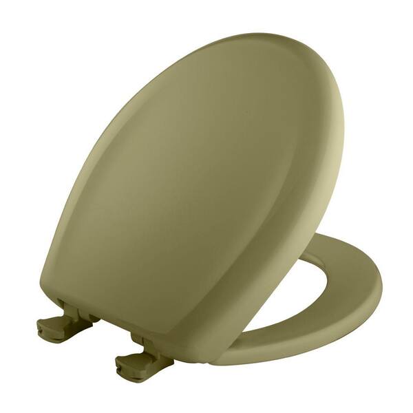 BEMIS Round Closed Front Toilet Seat in Avocado