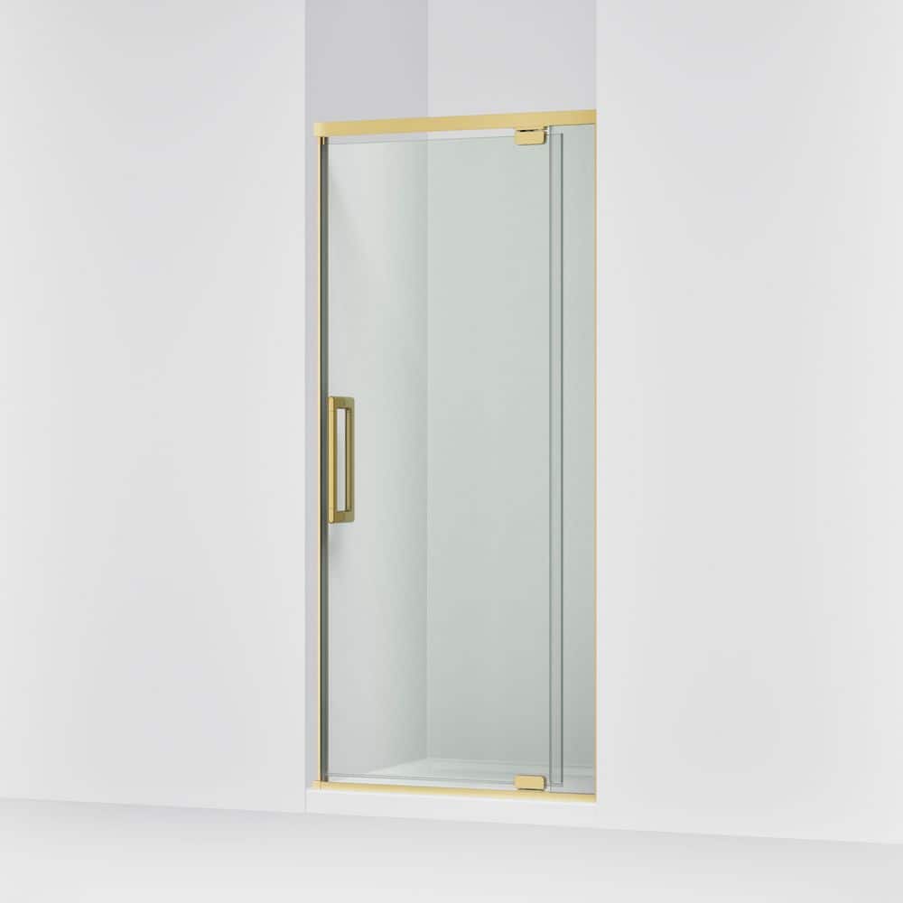 KOHLER Statement 36 in. W x 76 in. H Pivot Framed Shower Door in