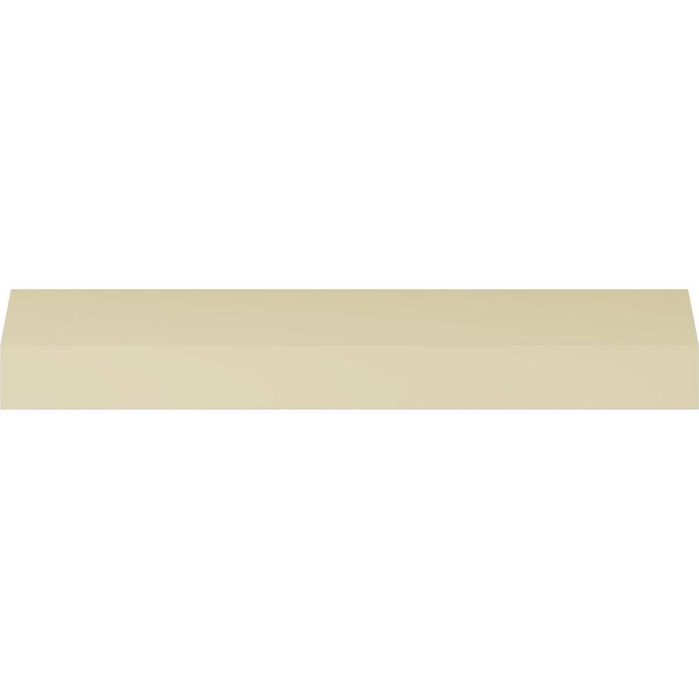 Primed White Geometric Crown Moulding Sample, 12" Length